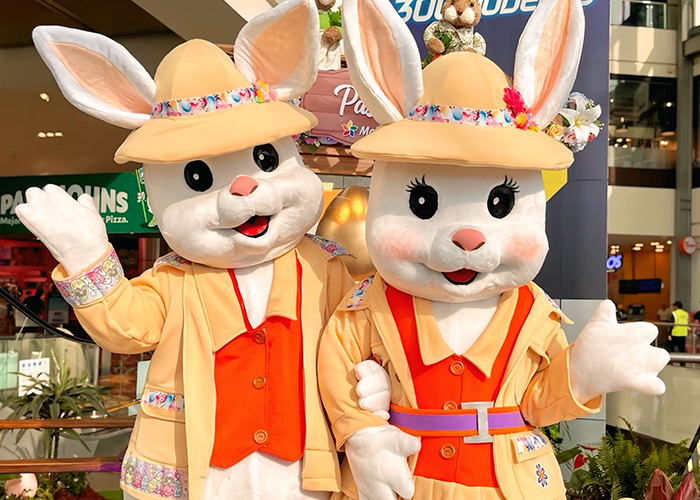 FOTOS CON LOS CONEJOS DE PASCUA
