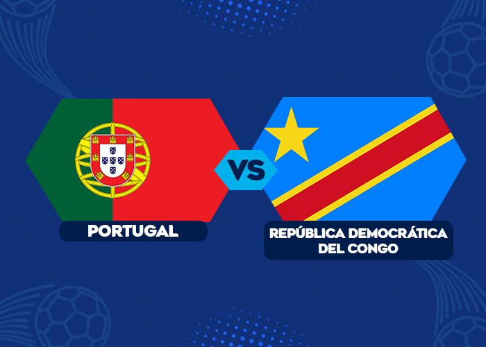 Portugal vs República Democrática del Congo